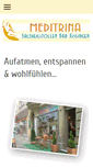 Mobile Screenshot of meditrina-salzheilstollen.de