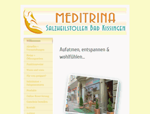 Tablet Screenshot of meditrina-salzheilstollen.de